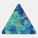bougainville image triangle sticker