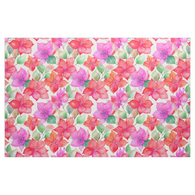 Bougainvillea aloha pattern fabric (Fat Quarter)