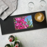 Bougainvillea and Palm Tree Bar Mat