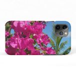 Bougainvillea and Palm Tree Tropical Nature Scene iPhone 11 Pro Case