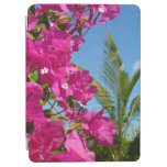 Bougainvillea and Palm Tree Tropical Nature Scene iPad Air Cover