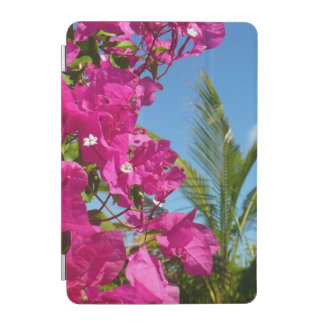 Bougainvillea and Palm Tree Tropical Nature Scene iPad Mini Cover