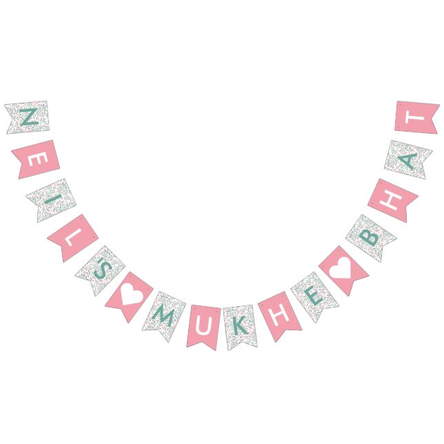 Bougainvillea Annaprashan Bunting Flags (All)