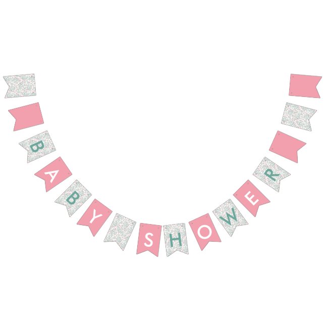Bougainvillea Baby Shower Bunting Flags (All)