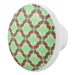 Bougainvillea Ceramic Knob