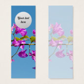 Bougainvillea Custom Bookmark (Front & Back)