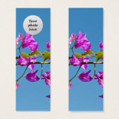 Bougainvillea Custom Bookmark (Front & Back)