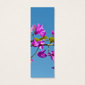 Bougainvillea Custom Bookmark (Back)