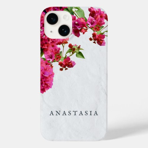 Bougainvillea Floral Mediterranean Greek Island   Case_Mate iPhone 14 Case