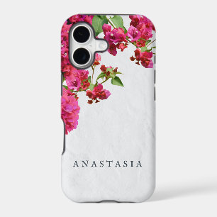 Bougainvillea Floral Mediterranean Greek Island iPhone 17 Case