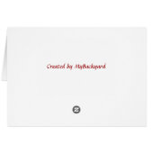 Bougainvillea Flowers Cards (Back Horizontal)