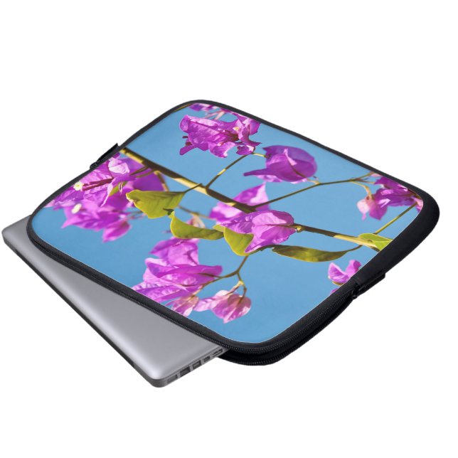 Bougainvillea Flowers Laptop Sleeve (Front Bottom)