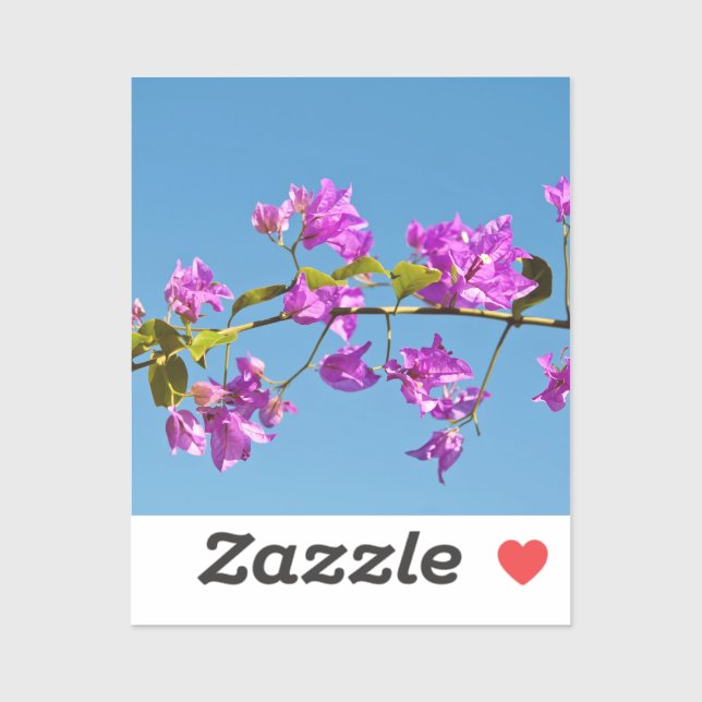 Bougainvillea Flowers Sticker (Sheet)