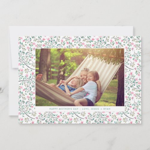 Bougainvillea Frame Mothers Day Card