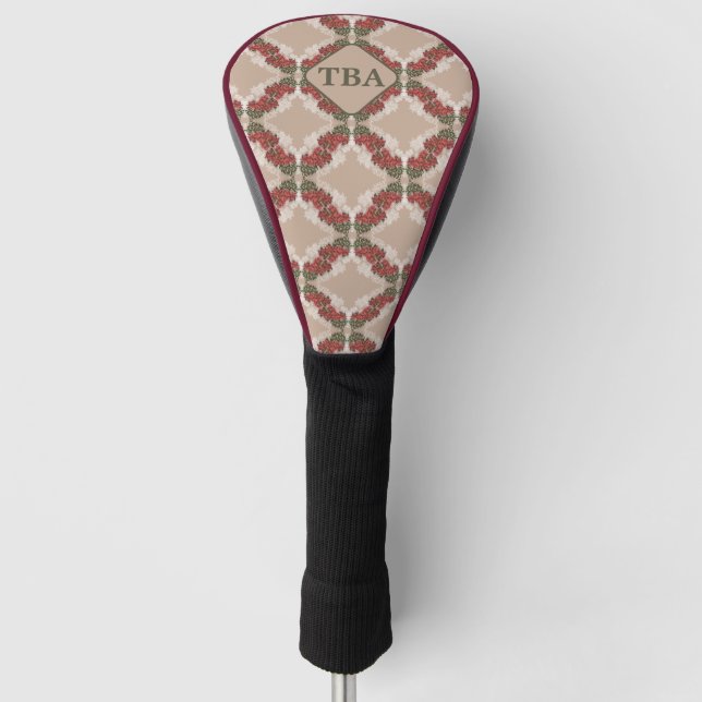 Bougainvillea Golf Head Cover (Front)