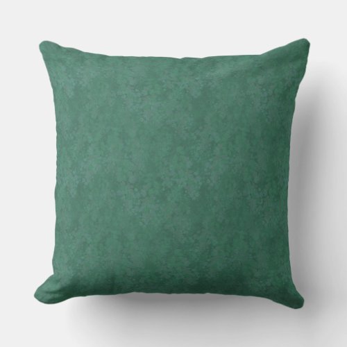 Bougainvillea Green Floral Throw Pillow