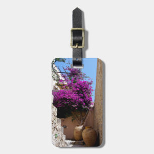 Bougainvillea in amphorah luggage tag