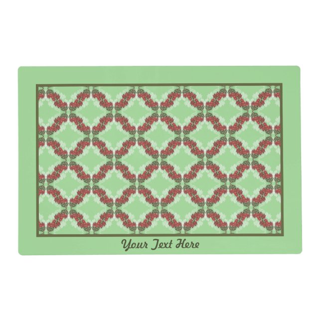 Bougainvillea Laminated Placemat (Front)