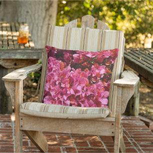 Bougainvillea Pink Tropical Vining Shrub Photo Outdoor Pillow