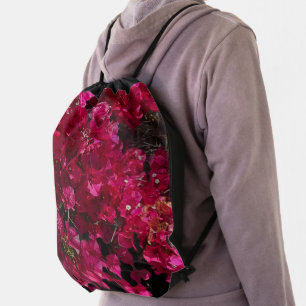 Bougainvillea Red Tropical Vining Shrub Photo Drawstring Bag