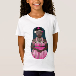 Bougainvillean Matryoshka Girls' T-Shirt
