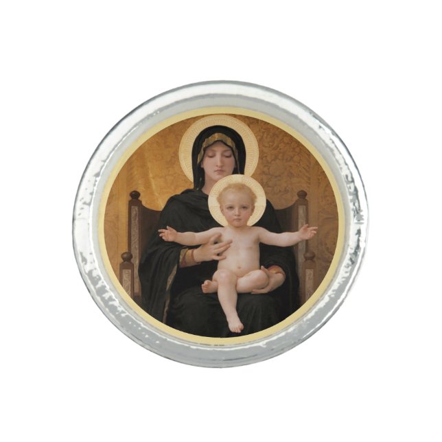 Bougereau Mary and Jesus  Ring (Front)
