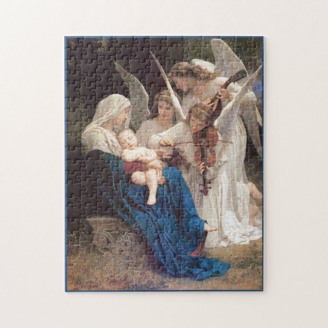 Bougereau Virgin with Angels Christian art Jigsaw Puzzle (Vertical)