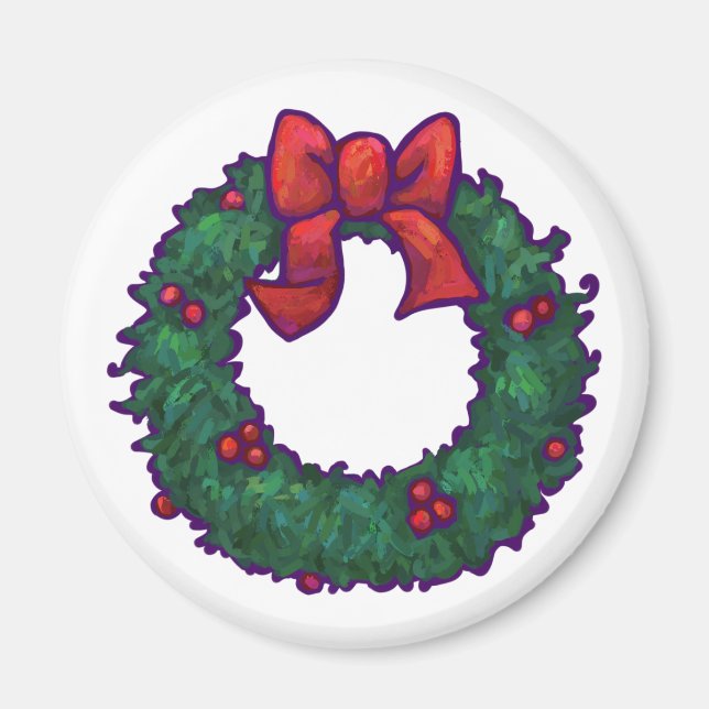 Boughs of Holly Magnet (Front)