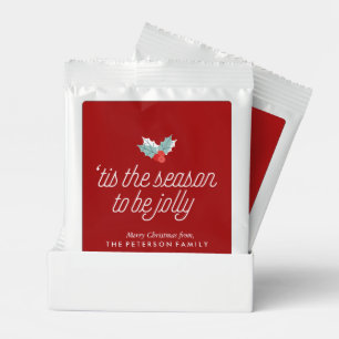 Boughs of Holly Personalized Hot Chocolate Drink Mix