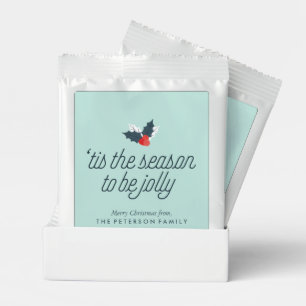 Boughs of Holly Personalized Hot Chocolate Drink Mix
