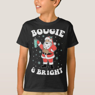 Bougie & Bright Funny Christmas Santa Claus T-Shirt