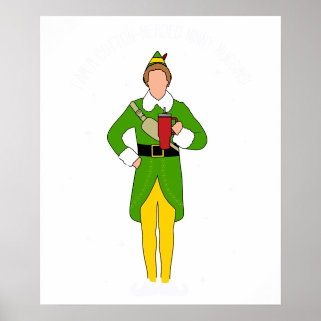 bougie Elf christmas Poster (Front)