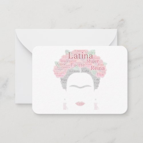 Bougie_Latina Note Frida NoteCards