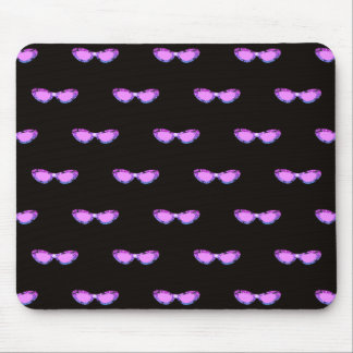 Bougie pink glam sunglasses mouse pad