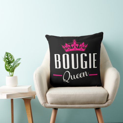 Bougie Queen Throw Pillow