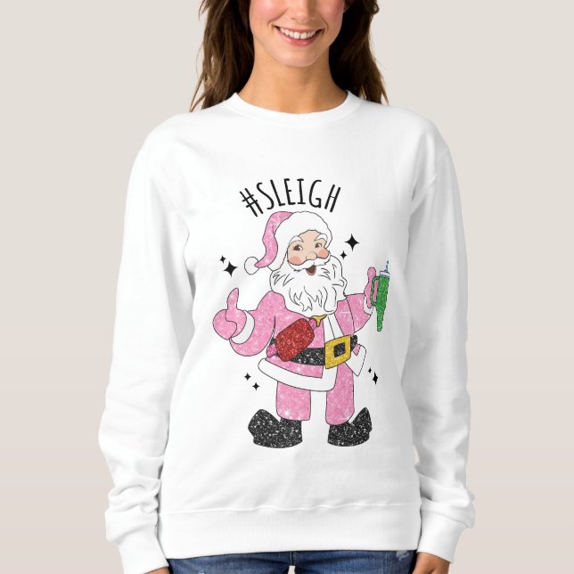 Bougie Santa Xmas Sweatshirt (Front)