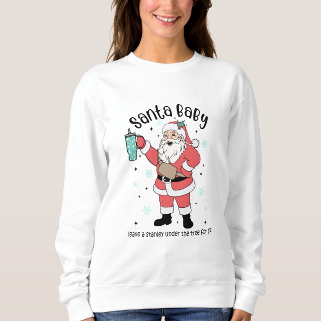 Bougie Santa Xmas Sweatshirt (Front)
