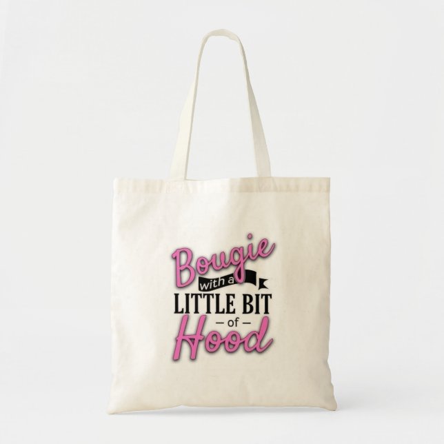 “Bougie With a Little Hood Tote Bag" (Front)