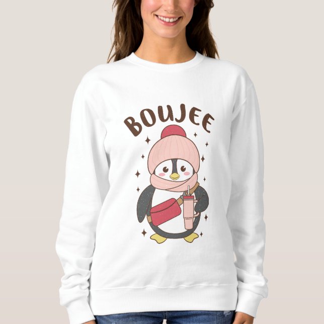 Bougie Xmas Penguin Sweatshirt (Front)