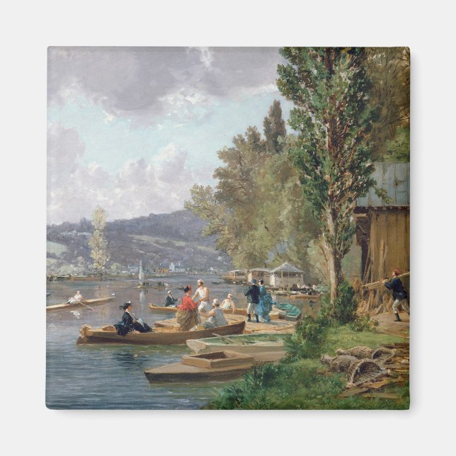 Bougival, 1873 magnet (Front)