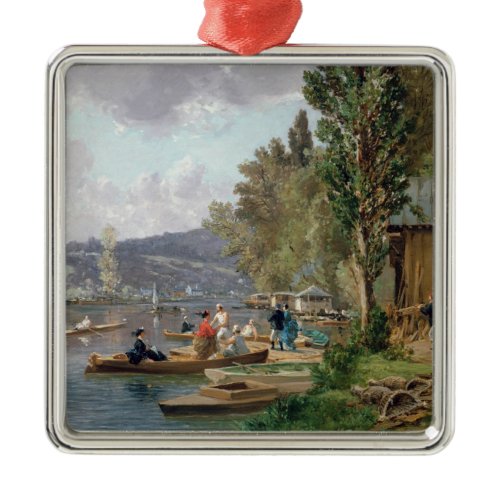 Bougival, 1873 metal ornament