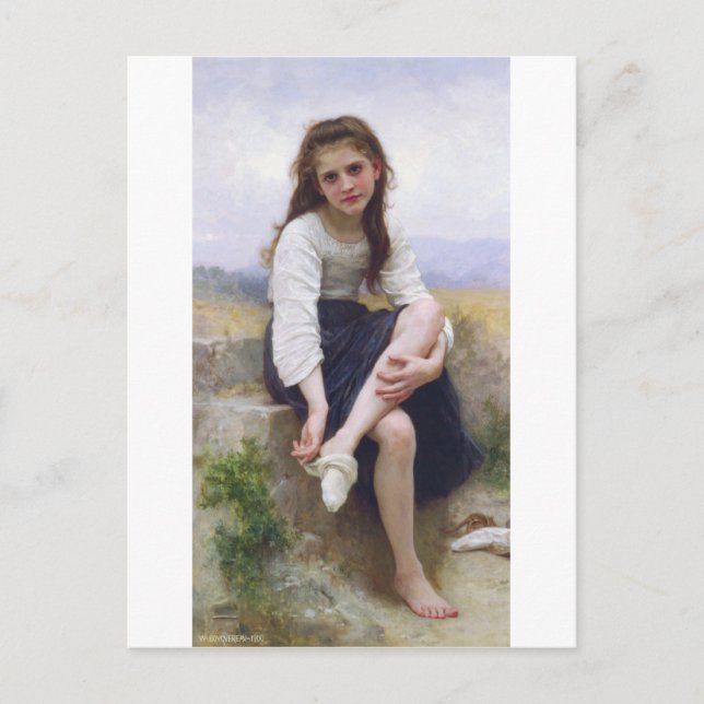 Bouguereau - Avant le Bain Postcard (Front)