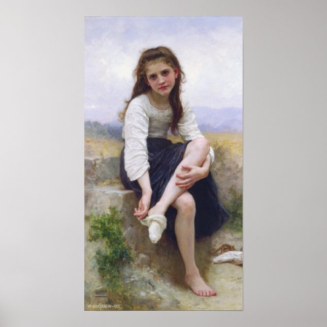 Bouguereau - Avant le Bain Poster (Front)