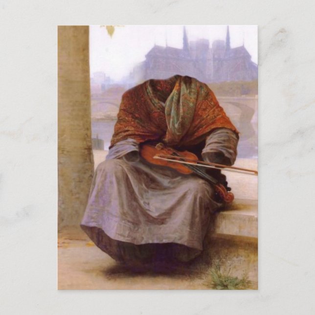 Bouguereau Invisible Bohemian Postcard (Front)