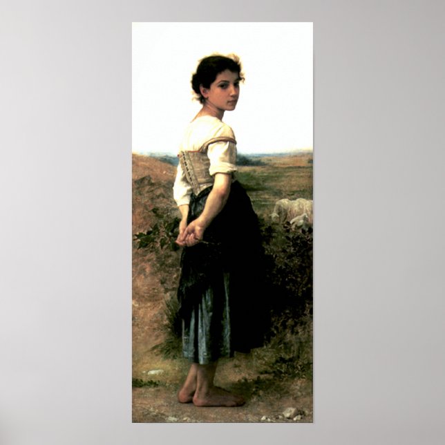 Bouguereau - La Jeune Bergere Poster (Front)