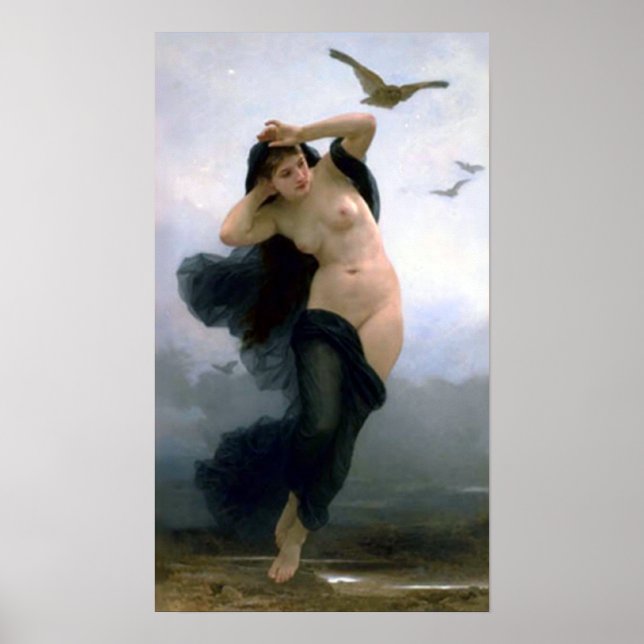 Bouguereau - La Nuit Poster (Front)