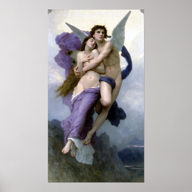 Bouguereau - Le Ravissement de Psyche Poster (Front)