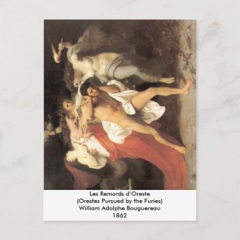 Bouguereau - Les Remords D’oreste Postcard by wesleyowns at Zazzle
