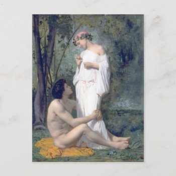 Bouguereau -l'idylle Postcard by wesleyowns at Zazzle
