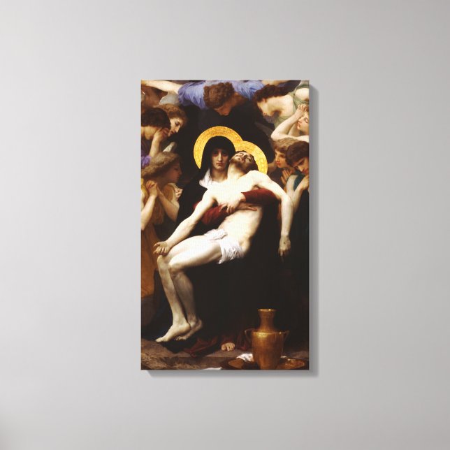 Bouguereau Pieta Canvas Print (Front)